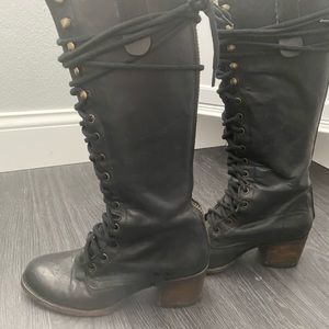 Free bird leather boots